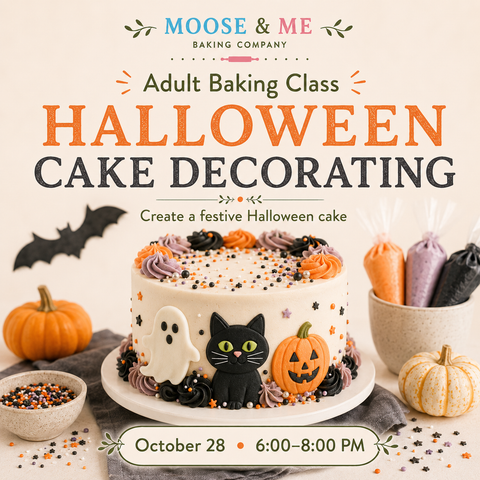 Adult Baking Class: Halloween Cake Decorating – October 28